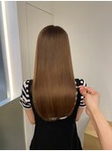 髪質改善＊ロングレイヤーグレーベージュ＊美髪【Zina船橋】