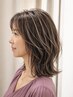 白髪ぼかし☆ 脱白髪染めハイライト＋カット＋美髪TRor高級SPA
