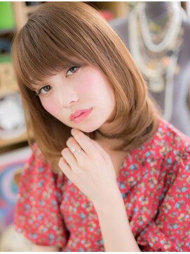 カバーヘア イヴ 戸頭店(COVER HAIR EVE) *+EVE戸頭+*…色っぽシンプル♪前下がりワンカールミディa