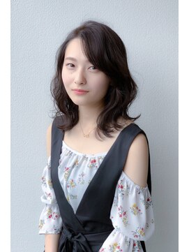 ヘアーメイク ミューズ 二条店(Hair make MUSE) 鎖骨ミディアム＊秋の暗カラー