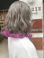 コキャン(COQUIN)&nbsp;外国人風グレージュ＋裾カラーカシス