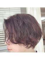 マル ヘアアンドメイク(maru hair&make) ショートヘアのゆるふわパーマ