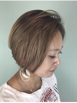 トレパルッキエーレ(tre parrucchiere)&nbsp;［-tre-］ハイトーンショートボブ