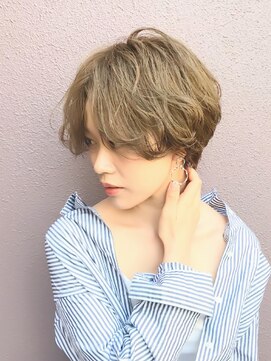 ラフューネ ヨコハマ(Raffune Yokohama) ナチュラルベージュ×ショート　RaffuneYokohama