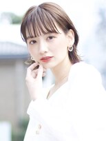 大人可愛い耳かけショートボブフォギーベージュ【江角力也】