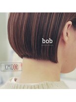 キミドリ(KIMIDORI)&nbsp;小顔見せ×ミニボブ×大人可愛い30代40代50代恵比寿ショート