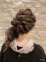 セットサロンフレア&nbsp;ヘアセット/ボブルフ/ショコラベージュ/カール/ベビーバング