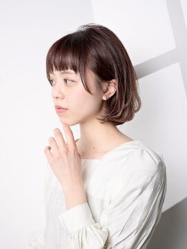 ネオリーブアオバ 高田馬場店(Neolive aoba) 耳掛けボブ♪オンザバングが◎グレーベージュ【高田馬場】