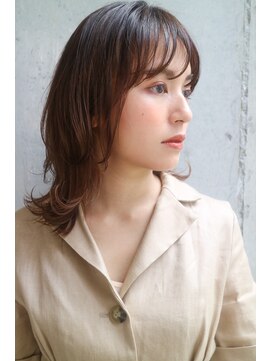 ダヴィン 中目黒(DaVin) 【DaVin中目黒】大人可愛いミディアムレイヤー　ココアブラウン