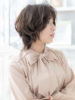 モッズヘア 上尾西口店(mod's hair) 外国人風ゆるふわカール小顔抜け感ボブウルフa上尾20代30代40代