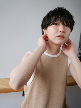 ソルト(Salt) 『Salt/福岡大名』ニュアンスパーマショート(OKABE)1