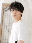 ダークアッシュ×抜け感グランマッシュC