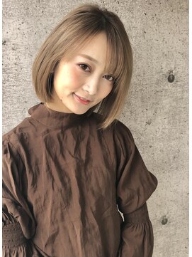ヘアーアンドメイク シーク 吉祥寺(HAIR&MAKE SeeK) 【seek吉祥寺】『ボブ』×『フォギーベージュ』