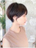 まるっと可愛い丸みショートボブ/美シルエット/30代40代50代