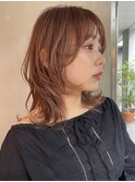 ミディアムウルフレイヤー 顔回りレイヤー 表参道 20代30代40代