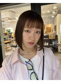 【ジュリ】オン眉ボブ/縮毛矯正
