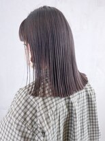 アルバム 渋谷パルコ(ALBUM)&nbsp;グレージュミディアム_グレージュカラーボブウルフ_ba361531