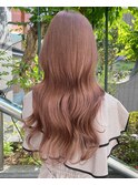 ベージュピンク_ニュアンスカラー