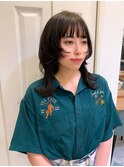 大人ガーリーモードヘアウルフレイヤー【大宮美容室】