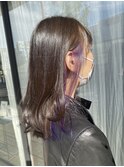 インナーカラー*ラベンダー
