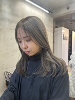 ソルトウォーター(SALT WATER) オリーブグレージュ レイヤースタイル