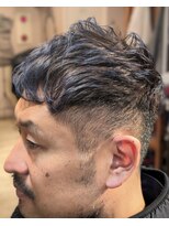 カムデンタウン(Camden Town) ハイライトスタイル,ブルー添え20代,30代,40代,50代