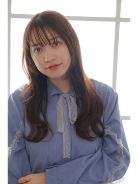 モコ(MOCO) 切りっぱなしエアリー美髪セミロング