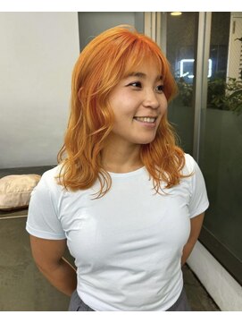 レコ 渋谷(LECO) サニーオレンジハイトーンカラー