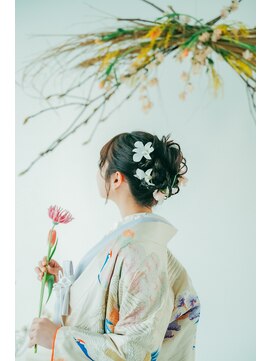 ヘアメイクアンドセットサロン リッコ(Hair make&set salon Ricco) 大阪ウェディンフォトRicco/カールアップスタイル