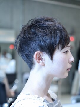ヘア デザイン リスク(HAIR DESIGN RISK) 【RISK 高橋勇太】三鷹 カットが上手い 黒髪ベリーショート