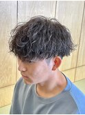 波巻きスパイラルパーマツイストスパイラルパーマシャドウパーマ