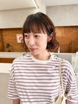 トゥコ(tuco)&nbsp;ボブパーマ　ボブ　パーマボブ　ぱっつん前髪　前髪