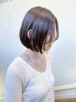 モリオ フロム ロンドン 成増店 【morio成増 セリザワ】ボブ 前髪長め 艶カラー