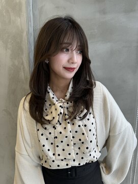 ロンド ストラーダ 心斎橋(Lond strada) エアリーロング×ピンクベージュ×美髪［髪質改善/縮毛矯正］