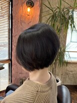 ロッソバイアルター 鎌取(ROSSO by aL-ter)&nbsp;【黒髪/ボブルフ/ネビージュ/小顔/ワンレン】石橋　鎌取