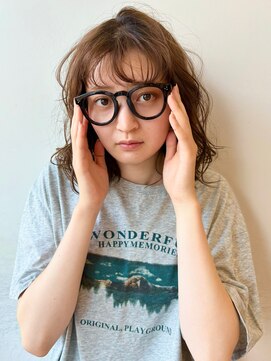 ガーデン 銀座(GARDEN) デジタルパーマ　チェリーブラウン　イメチェン　お洒落ヘア