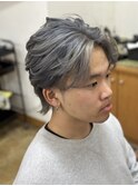 ブルーシルバーフェザースタイル