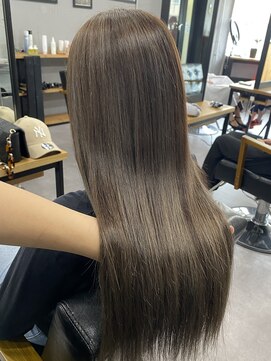 ウェイビー 桜木町店(WAVY) 【ハイライト履歴あり】くすみブラウンカラー