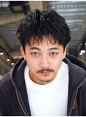 渋谷スパイキーショートアップバンクフェザーショートパーマ