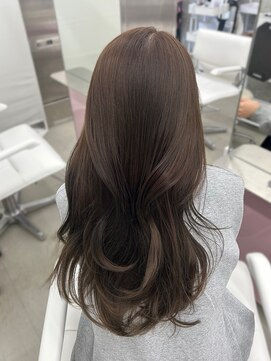 エヌアイ オモテサンドウ(ni omotesando) オリーブブラウン♪ 透け感ブラウン♪