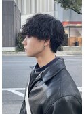 波巻きパーマ