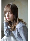 韓国巻き/韓国風レイヤー/顔まわりレイヤー/20代30代40代