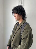 ミュー(Mu)&nbsp;ミディアムパーマ　メンズカット