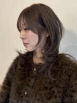 ナループロアボタン(Nalu pu loa BOTAN)&nbsp;レイヤーカット/バタフライレイヤーカット/透明感ブラウン