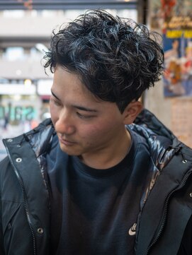 エクスプロア デザイン アクト 三鷹(EXPLORE DESIGN ACT.) メンズスパイキーショートツイストスパイラルパーマ［三鷹］