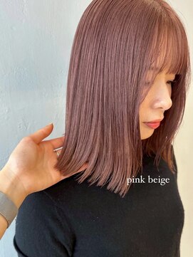ロマリア ヒルズ 表参道 原宿(Lomalia HILLS) ピンクベージュ[表参道/原宿/ダブルカラー/ケアブリーチ]