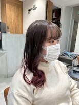 アジールヘア 池袋東口店(agir hair) ブリーチ&ダブルカラーグラデーションチェリーピンク池袋東口