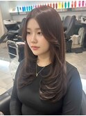 【四条烏丸】レイヤー×ラベンダーブラウン