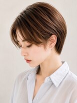 トリッカ 銀座(tricca)&nbsp;ショート/ショートボブ/ボブ/顔まわりレイヤー/艶カラー