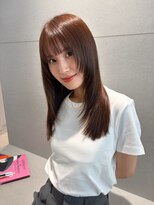 トリッカ 銀座(tricca)&nbsp;シースルーバング/韓国ロング/艶ストレート/透明感カラー